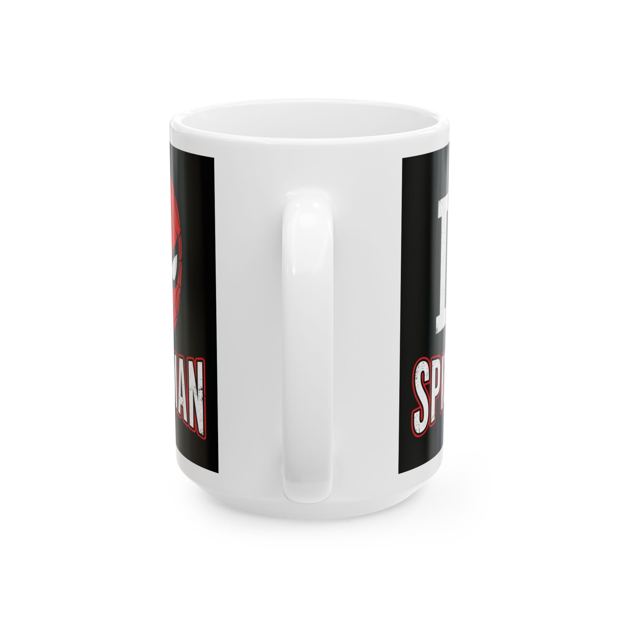 I Love Spider-Man Ceramic Mug (11oz/15oz) — Comic Superhero Coffee Cup