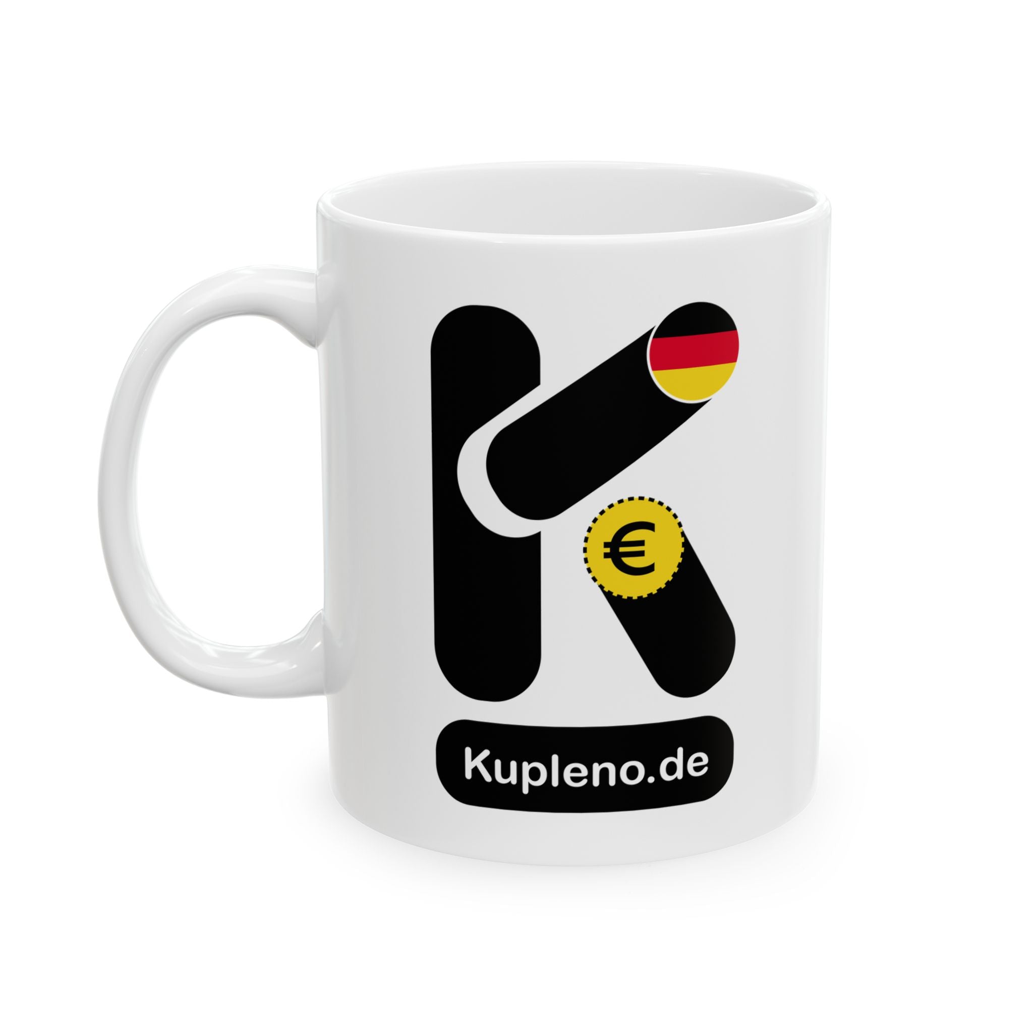 Coffee Mug - 'Kupleno.de' Design Ceramic Mug (11oz & 15oz)