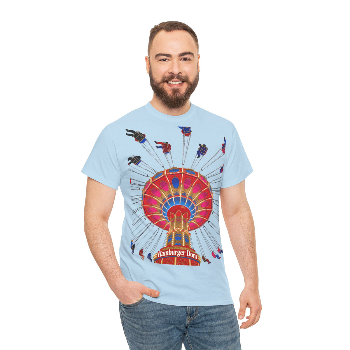 Hamburger Dom T-Shirt – Kettenkarussell Motiv Unisex