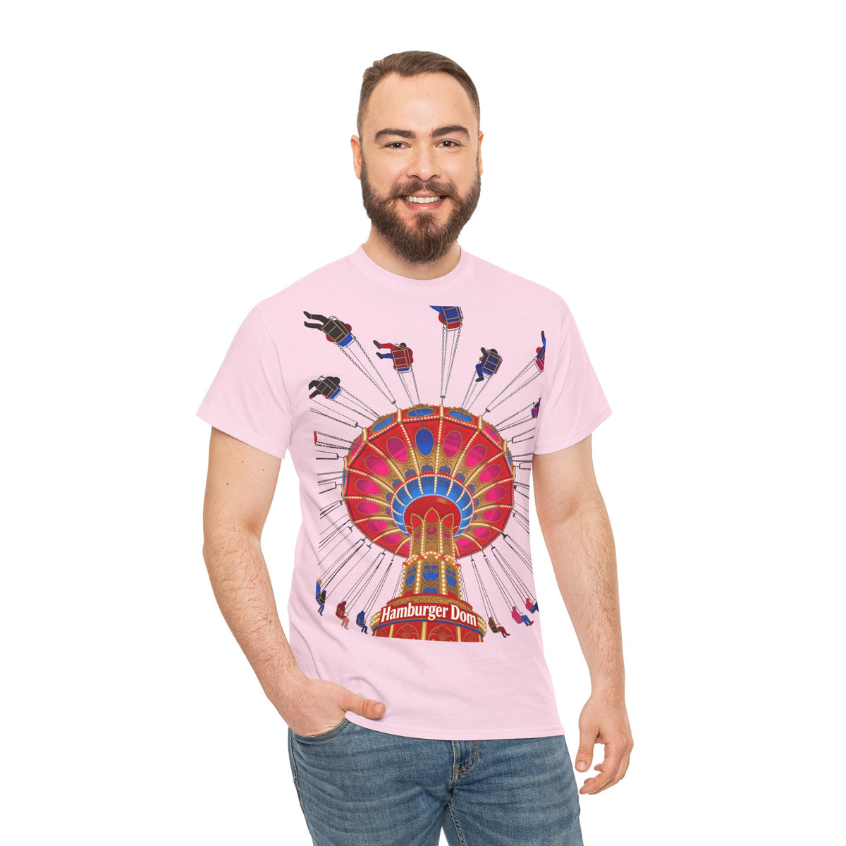 Hamburger Dom T-Shirt – Kettenkarussell Motiv Unisex