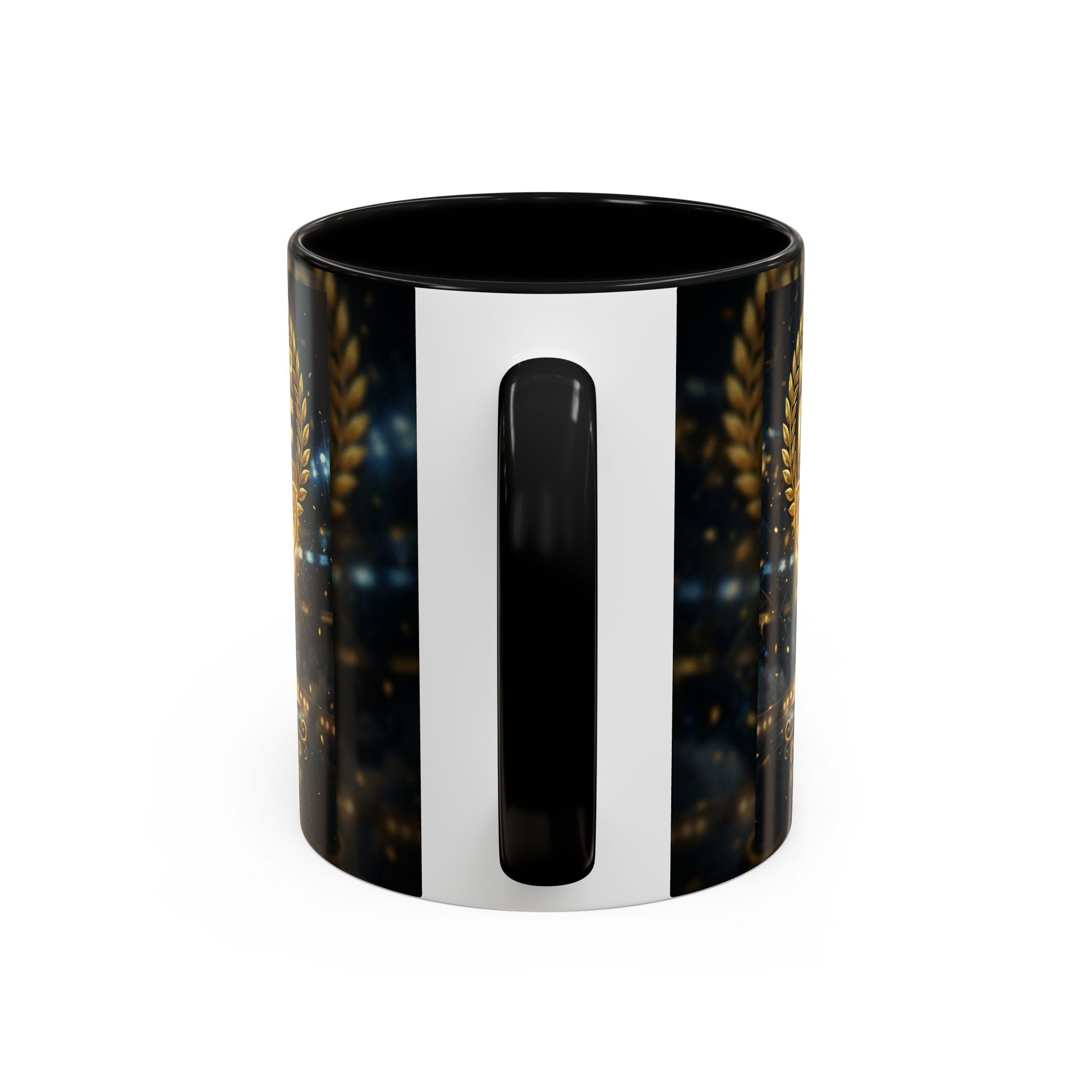 Number One Trophy Coffee Mug — Championship Victory & Glory Accent Mug