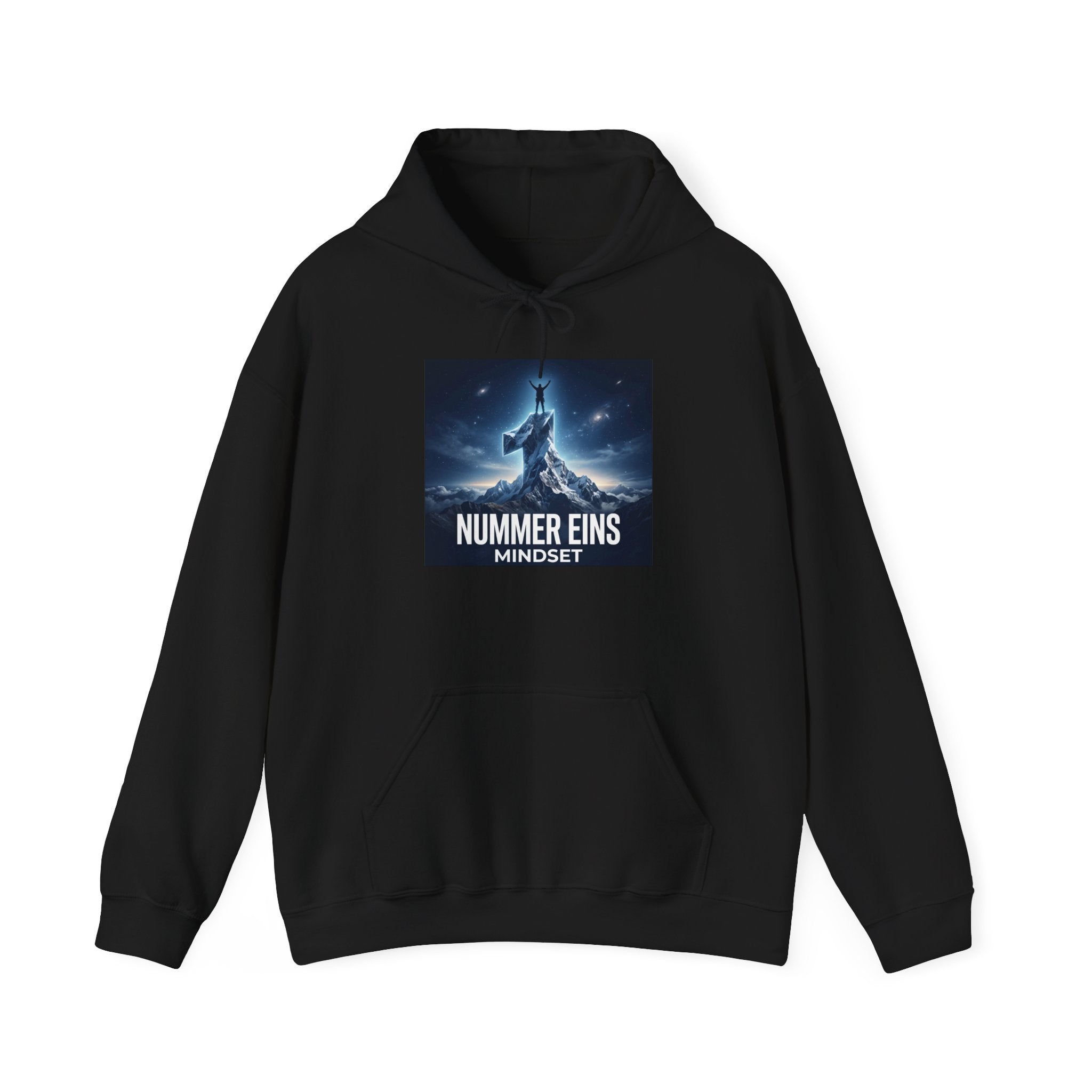 Hoodie - "Nummer Eins Mindset" Motivational Graphic Hoodie