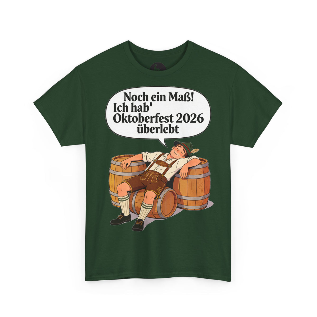 Oktoberfest 2026 T-Shirt – „Noch ein Maß! Ich hab' Oktoberfest 2026 überlebt“ Beer-Festival-Shirt