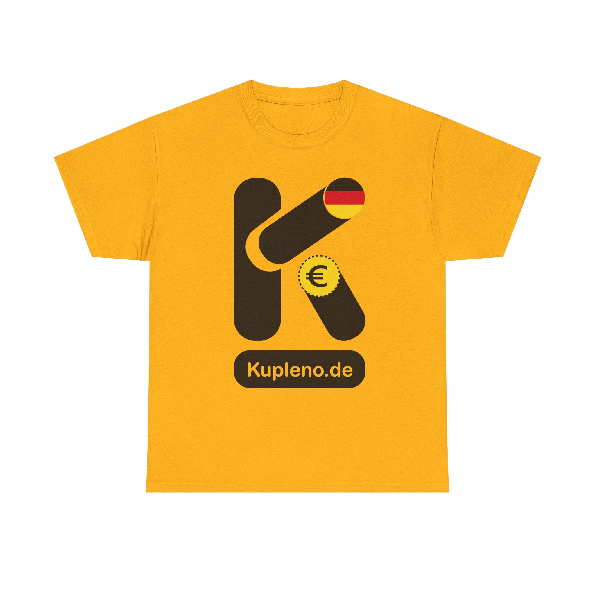 Kupleno.de Logo Tee — German Flag & Euro Emblem T-Shirt