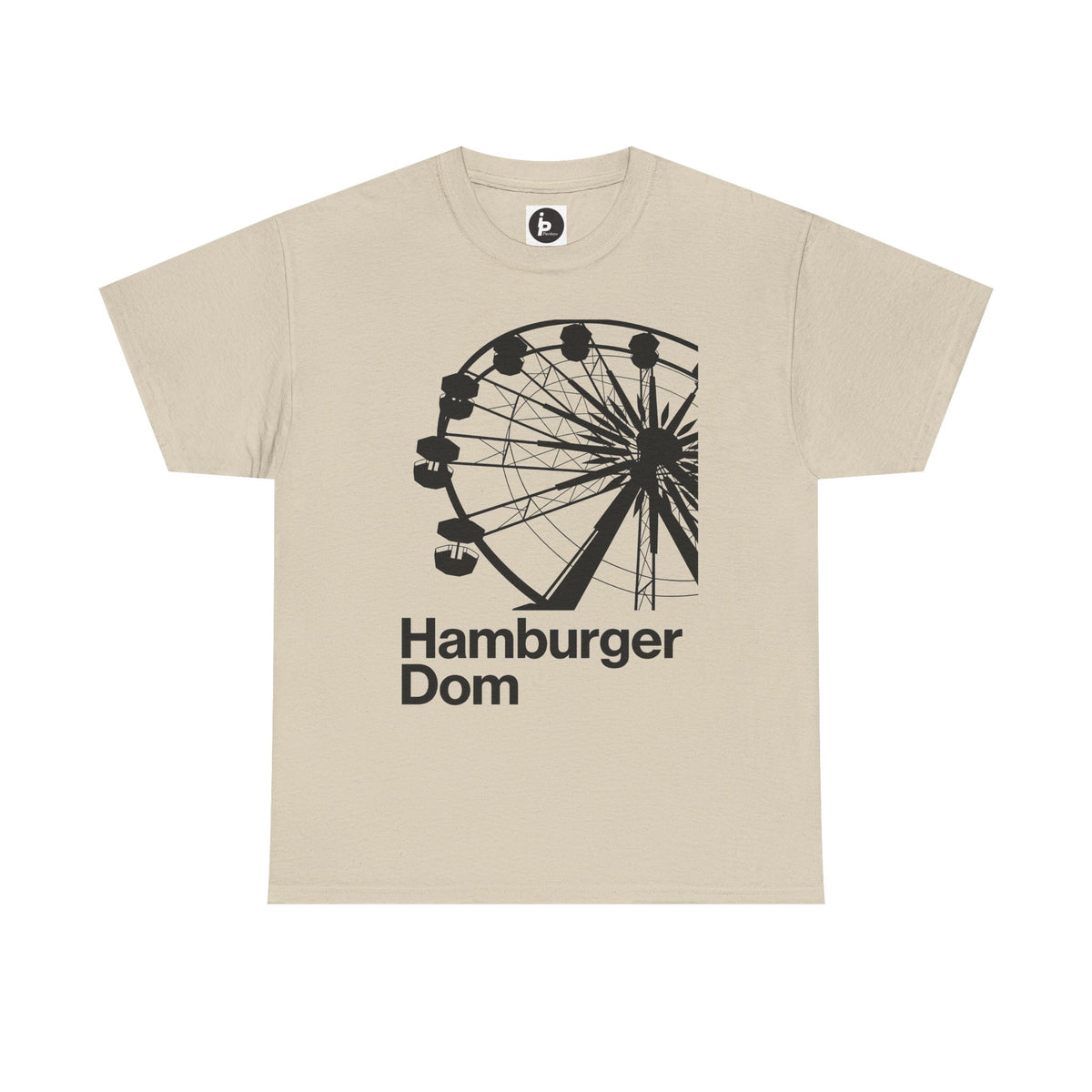 Hamburger Dom Riesenrad-T-Shirt – Retro-Jahrmarkt-Grafikshirt