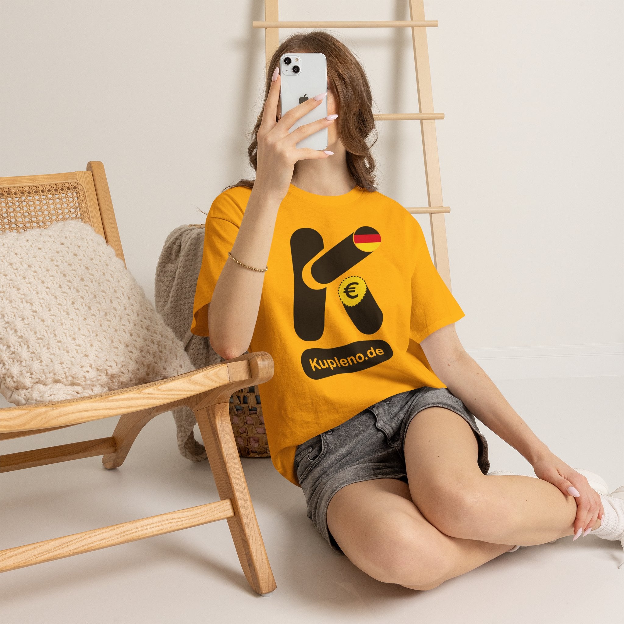 Kupleno.de Logo Tee — German Flag & Euro Emblem T-Shirt