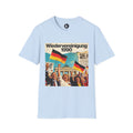Wiedervereinigung 1990 - Deutsche Wiedervereinigung Retro Flagge T-Shirt