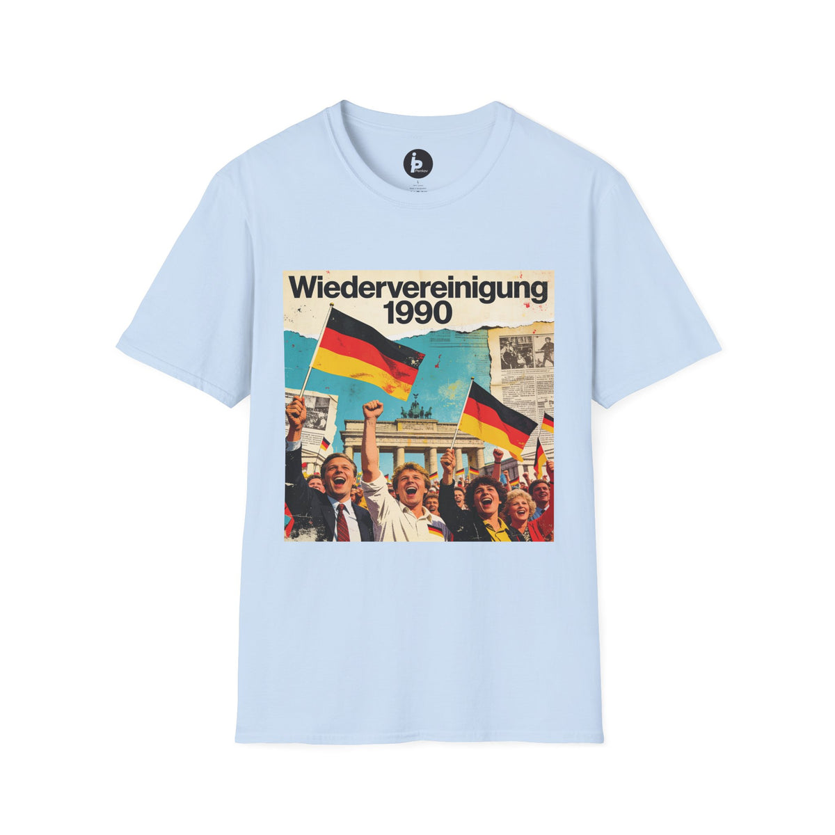 Wiedervereinigung 1990 - Deutsche Wiedervereinigung Retro Flagge T-Shirt