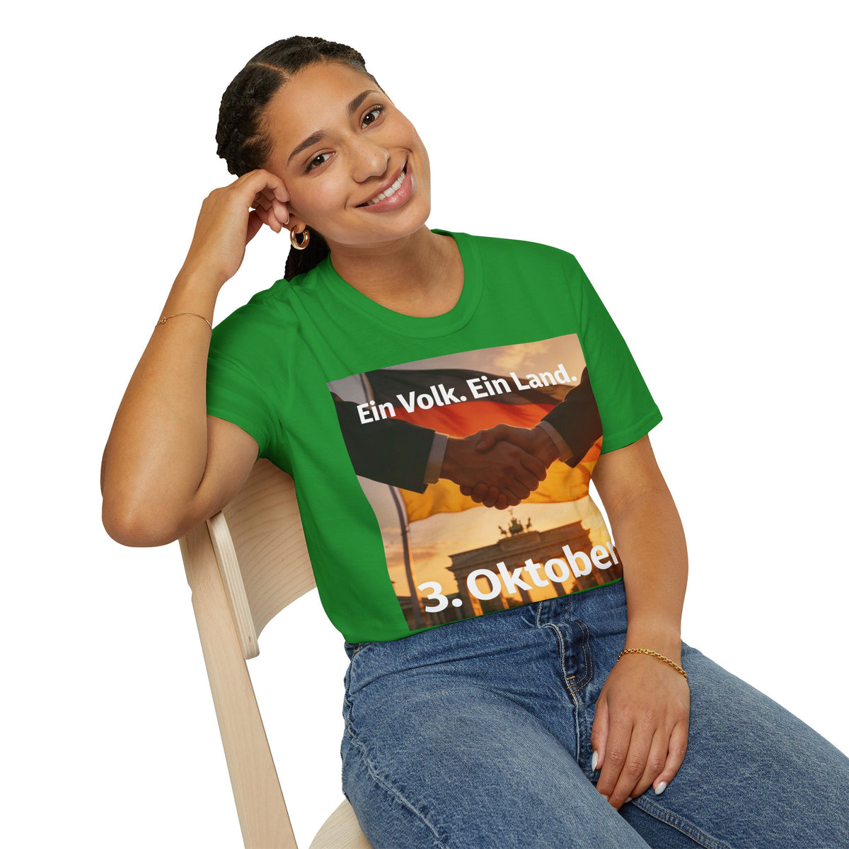 T-Shirt – „Ein Volk. Ein Land.“ 3. Oktober Gedenk-Shirt