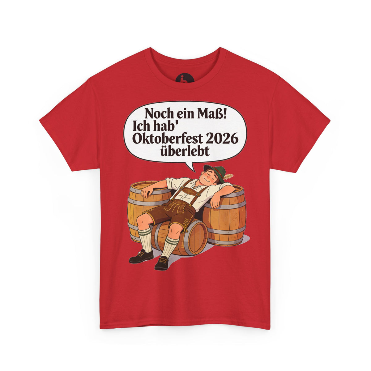 Oktoberfest 2026 T-Shirt – „Noch ein Maß! Ich hab' Oktoberfest 2026 überlebt“ Beer-Festival-Shirt