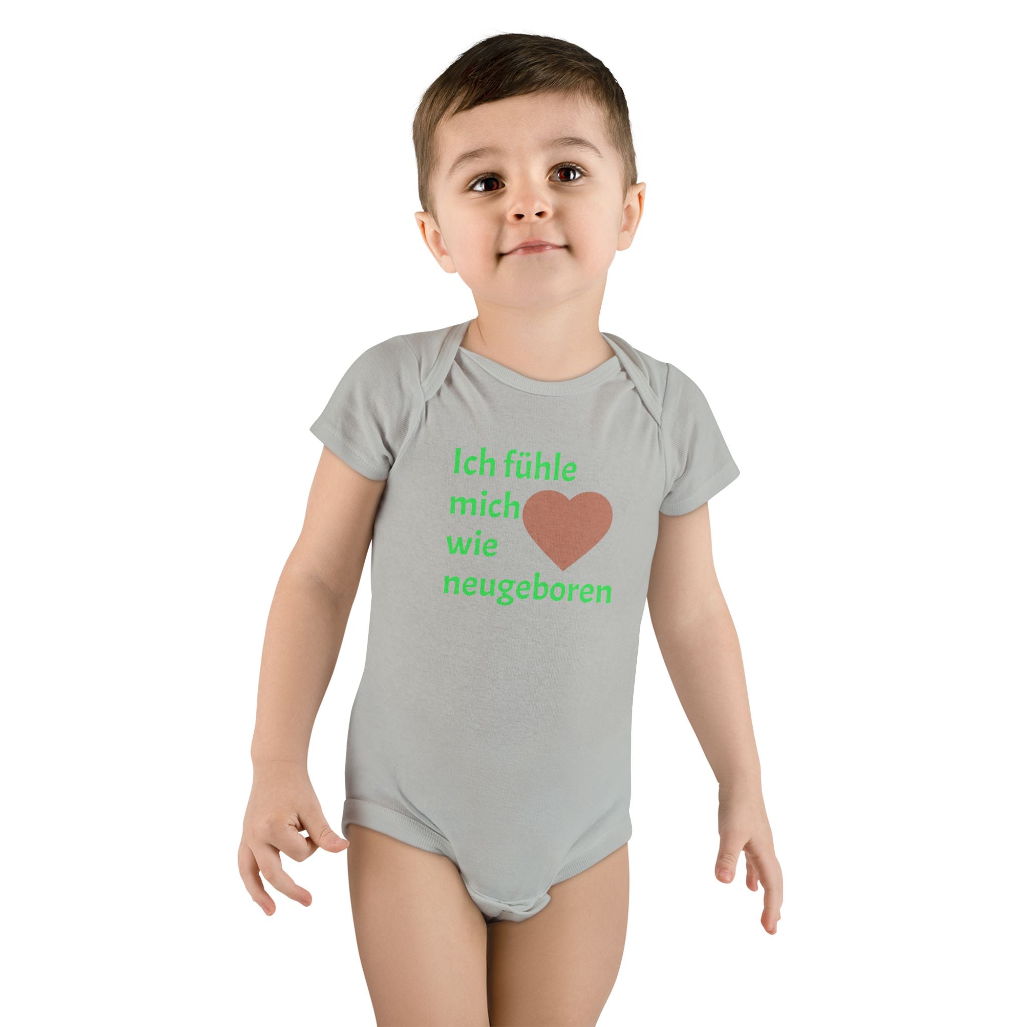 Baby Onesie "Ich fühle mich wie neugeboren" – Cute German Newborn Bodysuit