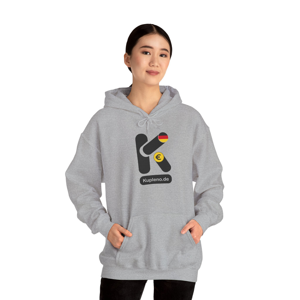 Kupleno.de Logo Hoodie — German Euro Market Logo Pullover