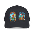 Hallo Turkey Beach Baseball Cap — Tropical Thanksgiving Vacation Vibe
