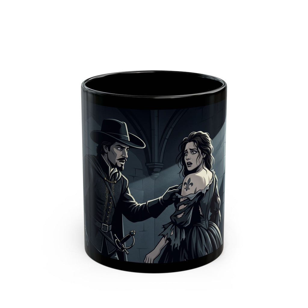 Gothic Musketeer Encounter Mug — Dark Romantic 11oz/15oz Coffee Cup