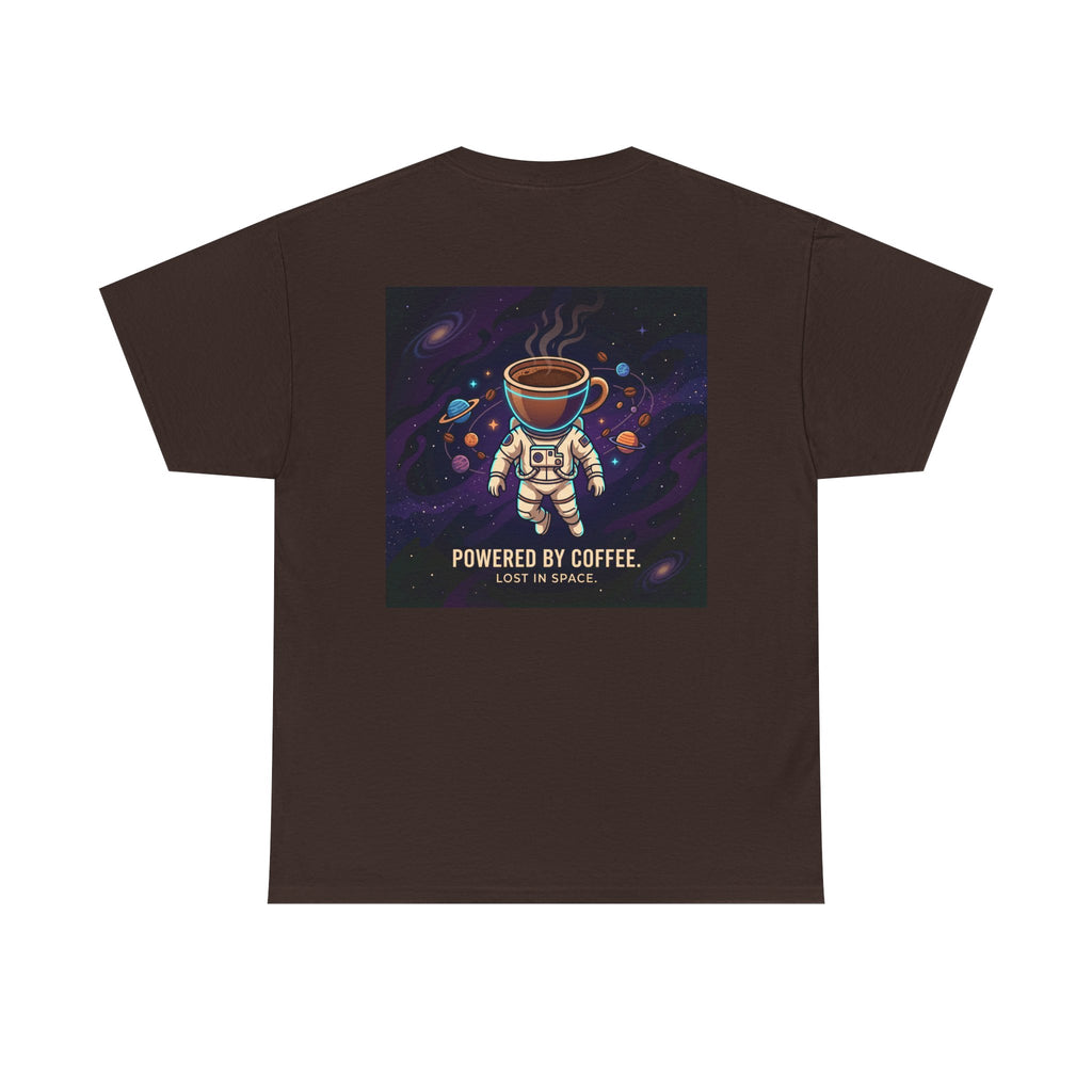 Astronaut Coffee T‑Shirt — "Powered by Coffee, Lost in Space" Space Tee