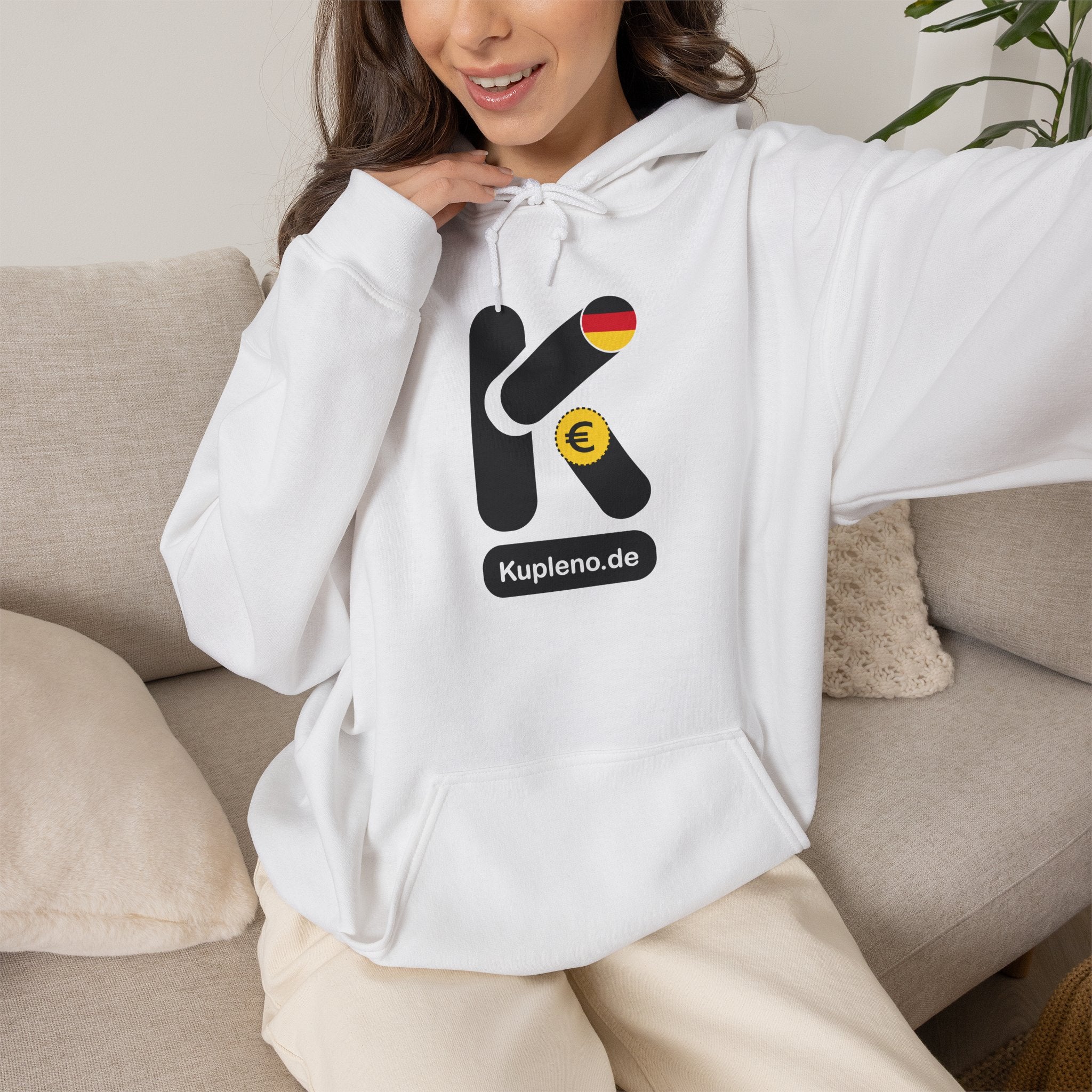 Kupleno.de Logo Hoodie — German Euro Market Logo Pullover