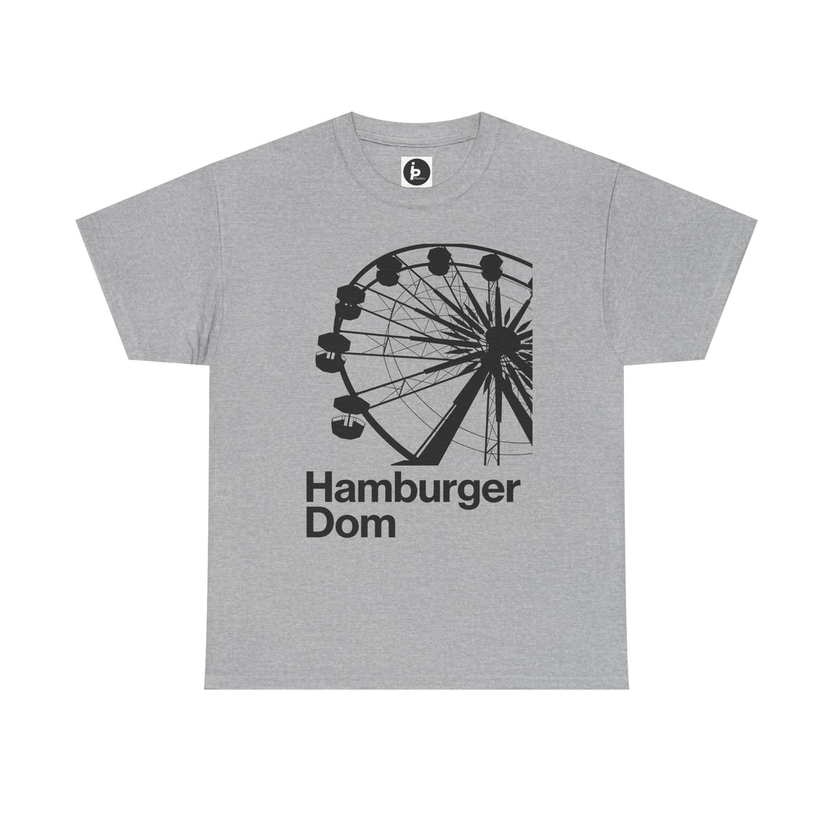 Hamburger Dom Riesenrad-T-Shirt – Retro-Jahrmarkt-Grafikshirt