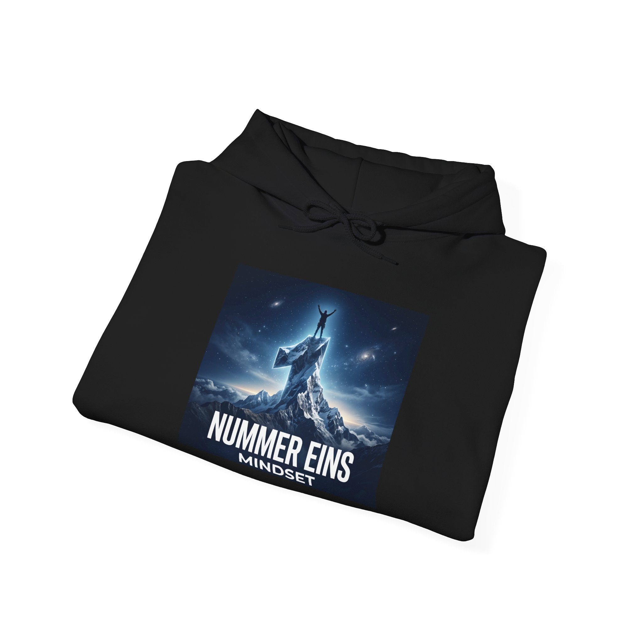 Hoodie - "Nummer Eins Mindset" Motivational Graphic Hoodie