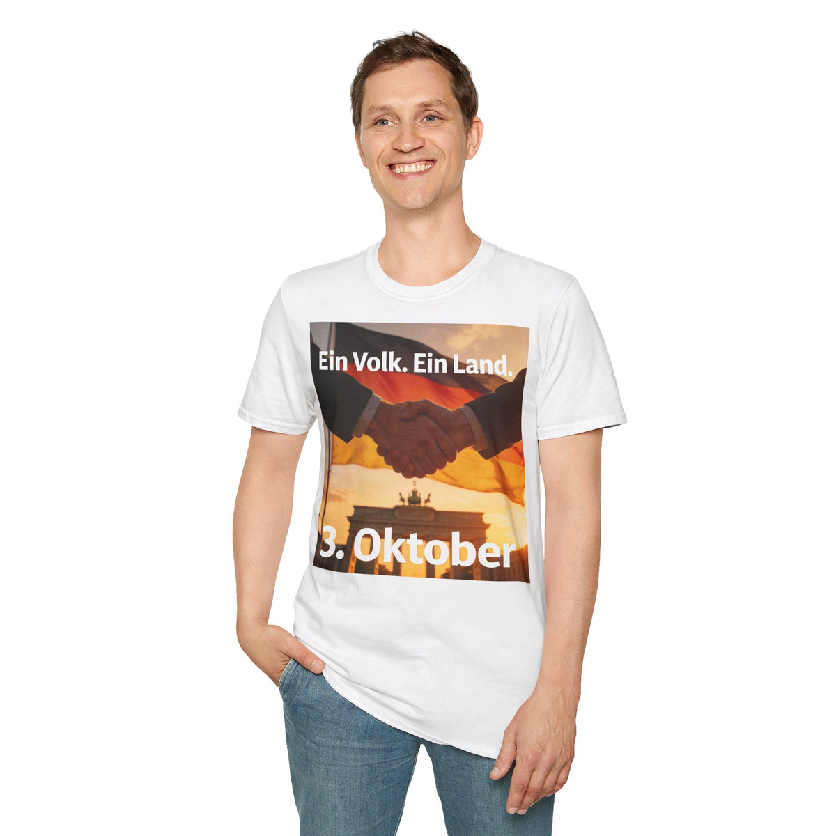 T-Shirt – „Ein Volk. Ein Land.“ 3. Oktober Gedenk-Shirt