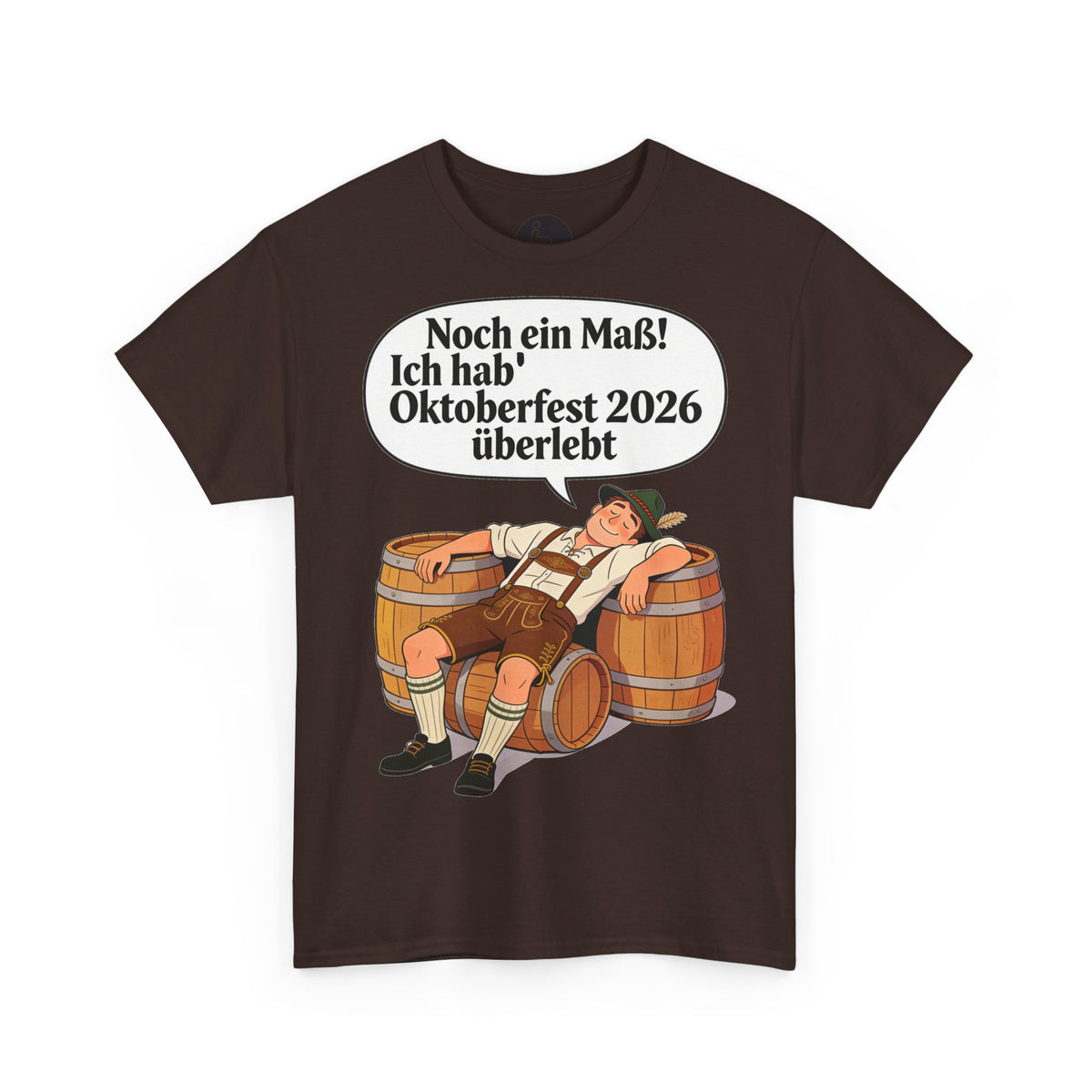 Oktoberfest 2026 T-Shirt – „Noch ein Maß! Ich hab' Oktoberfest 2026 überlebt“ Beer-Festival-Shirt