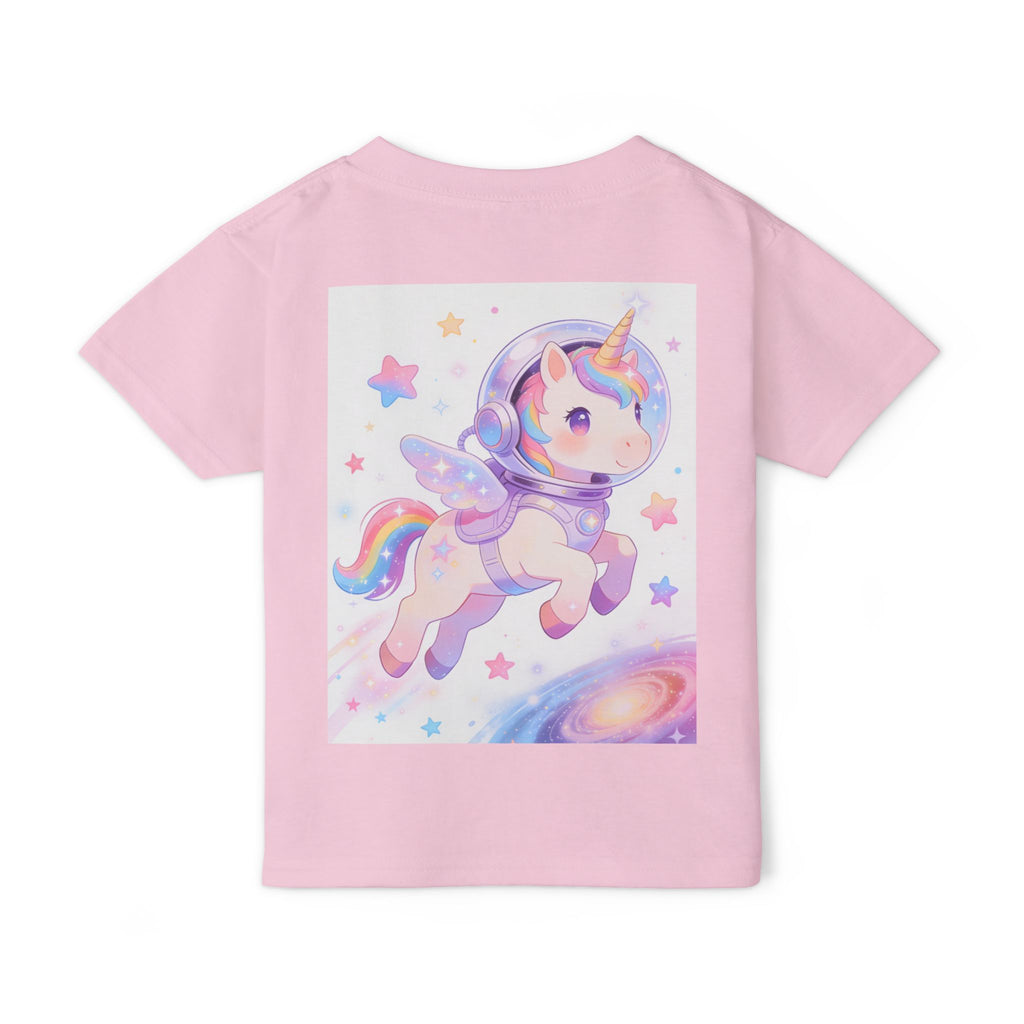 Toddler T-Shirt — Space Unicorn Astronaut Cute Pastel Tee