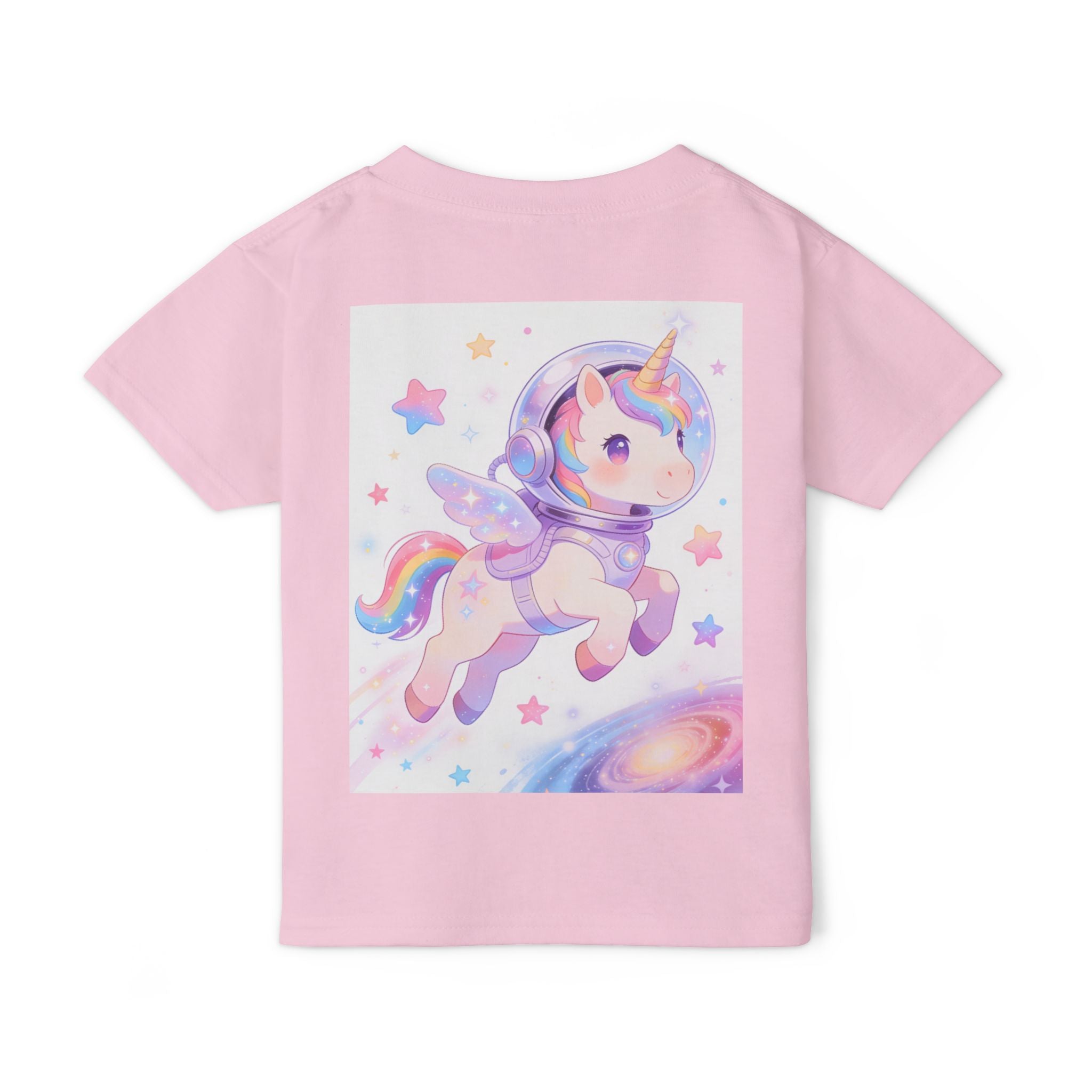 Toddler T-Shirt — Space Unicorn Astronaut Cute Pastel Tee