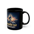 Number One Mindset Mug — Motivational Black Coffee Cup (11oz, 15oz)
