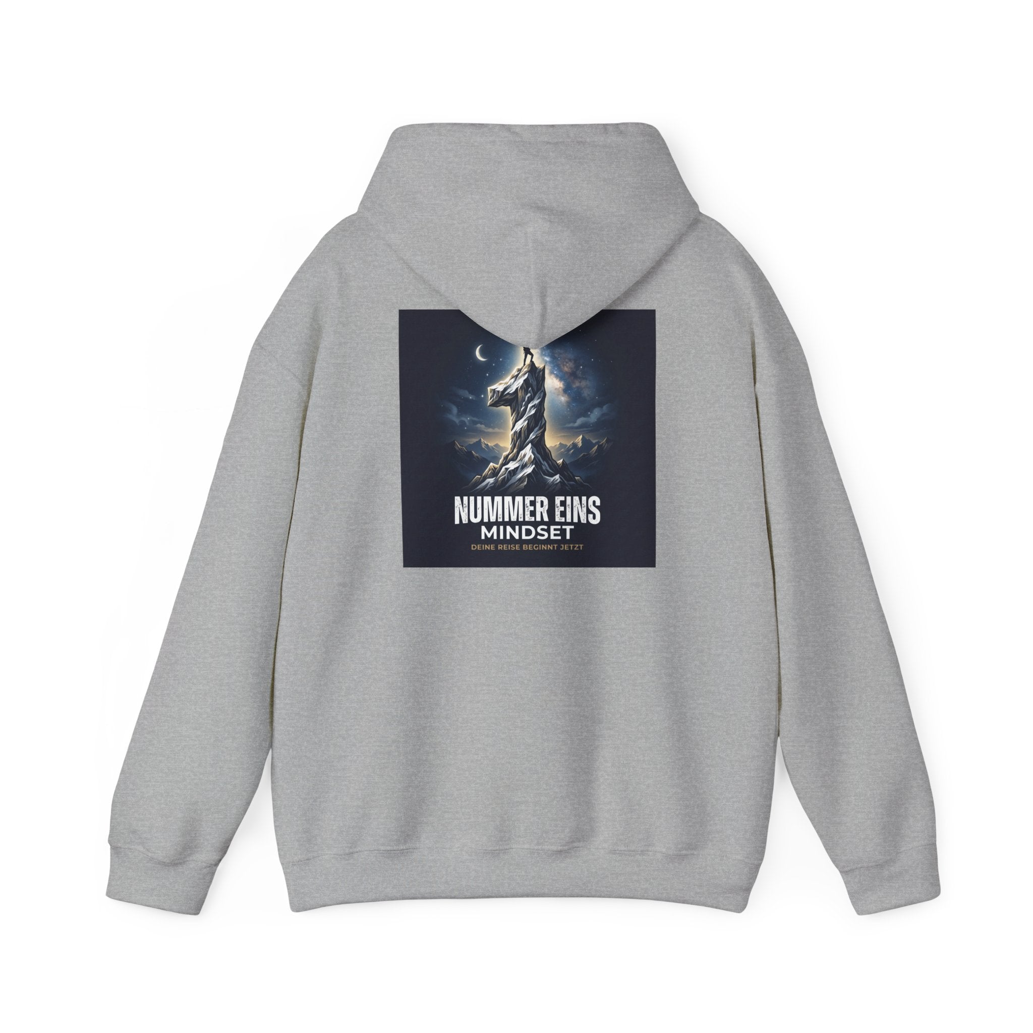 Hoodie - "Nummer Eins Mindset" Motivational Graphic Hoodie