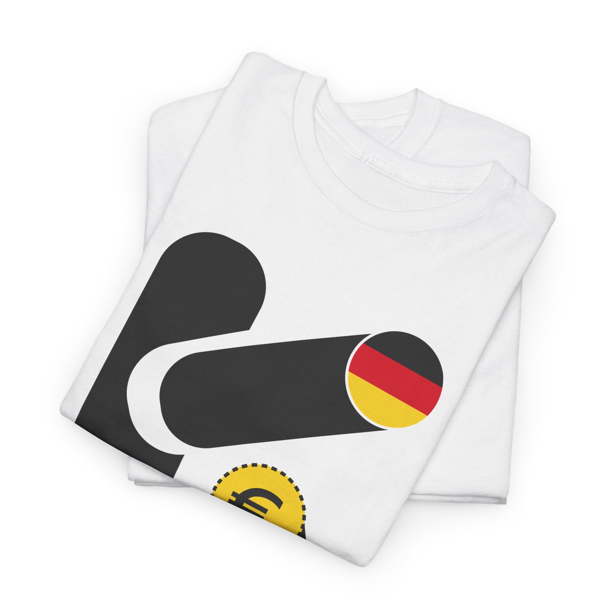 Kupleno.de Logo Tee — German Flag & Euro Emblem T-Shirt