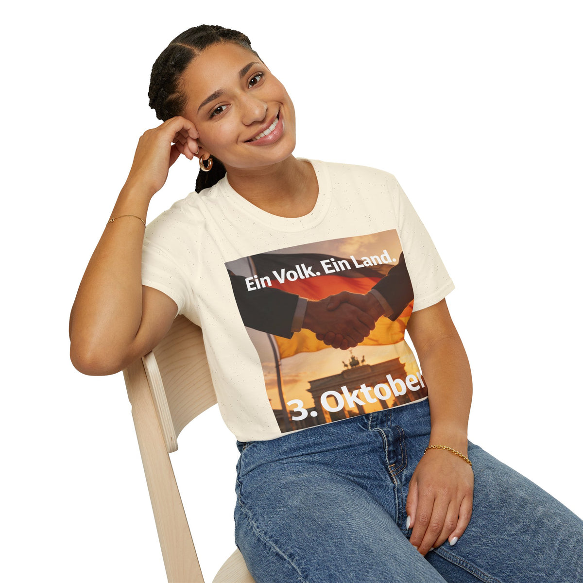 T-Shirt – „Ein Volk. Ein Land.“ 3. Oktober Gedenk-Shirt