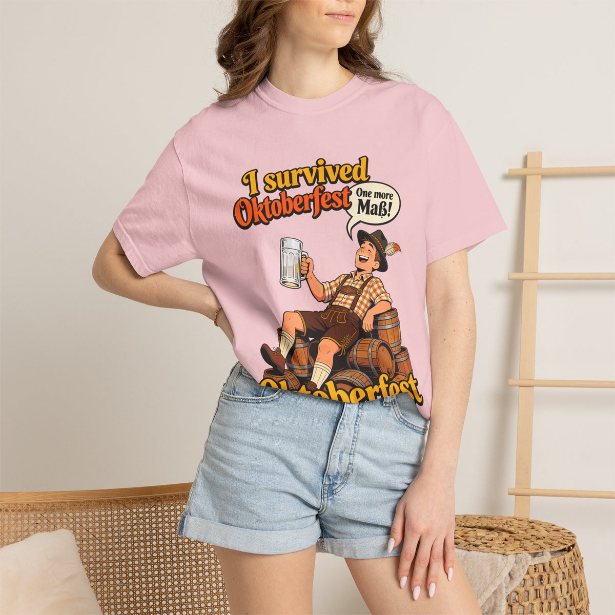 Oktoberfest 2026 T-Shirt – "I Survived Oktoberfest" Beer Festival Tee