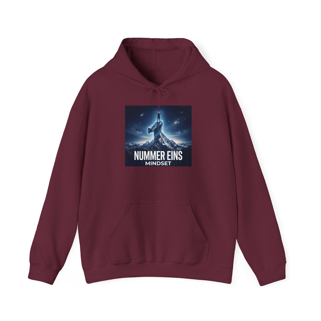 Hoodie - "Nummer Eins Mindset" Motivational Graphic Hoodie