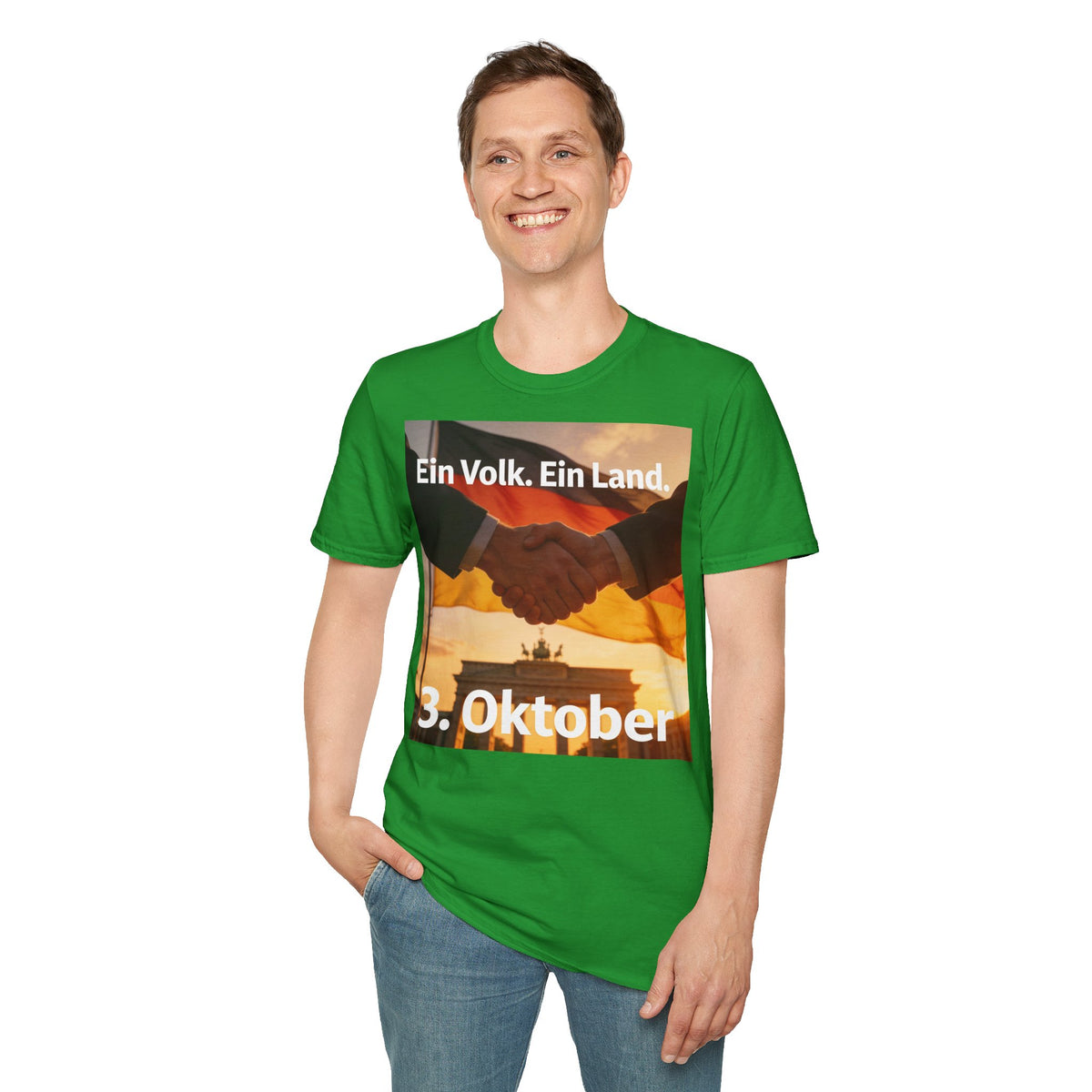 T-Shirt – „Ein Volk. Ein Land.“ 3. Oktober Gedenk-Shirt