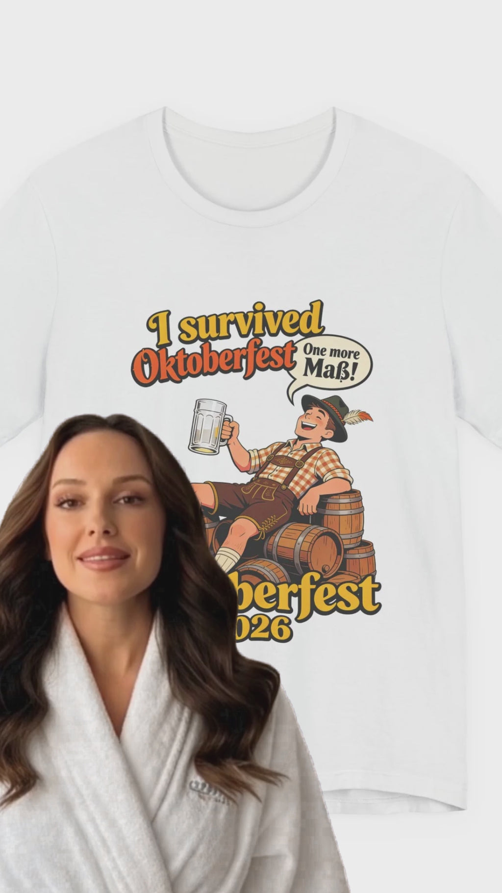 Oktoberfest 2026 T-Shirt — "I Survived Oktoberfest" Beer Festival Tee